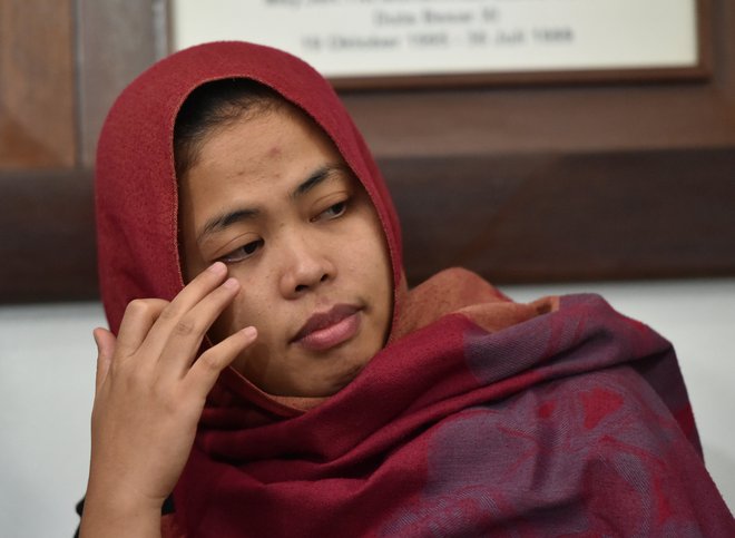 Siti Aisyah je mislila, da sodeluje v televizijski potegavščini. FOTO: Stringer Reuters