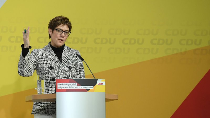 Fotografija: Strankarska naslednica Angele Merkel Annegret Kramp-Karrenbauer deluje vse bolj kanclersko. Foto: Reuters
