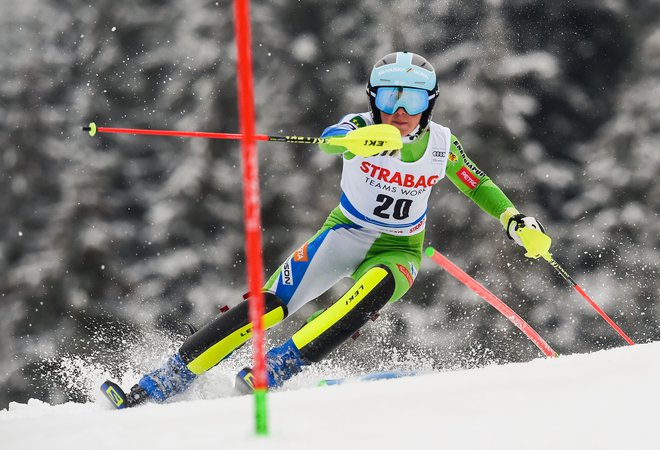 Na Češkem je dosegla najboljši slalomski rezultat kariere in veleslalomsko uvrstitev sezone. FOTO: AFP