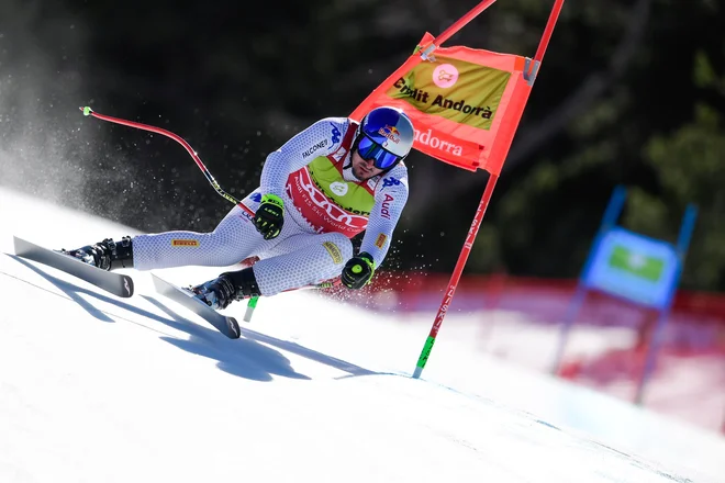 Dominik Paris je bil izjemen vso sezono. V hitrih disciplinah je v zimi zmagal sedemkrat. En dan za drugim (smuk, superveleslalom) je bil nepremagljiv v Bormiu, Kvitfjellu in nazadnje v Soldeuu. FOTO: AFP
