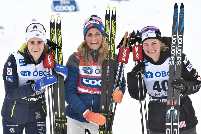 Therese Johaug je nesporna junakinja te zime. FOTO: Reuters