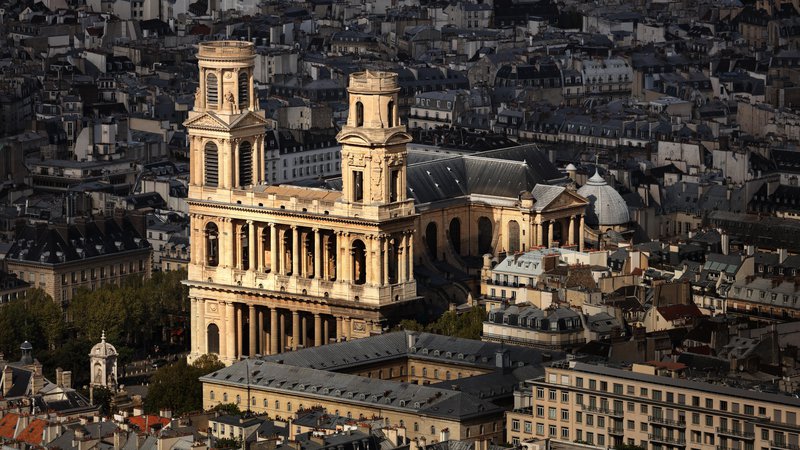 Fotografija: Cerkev St. Sulpice v Parizu. FOTO: Shutterstock