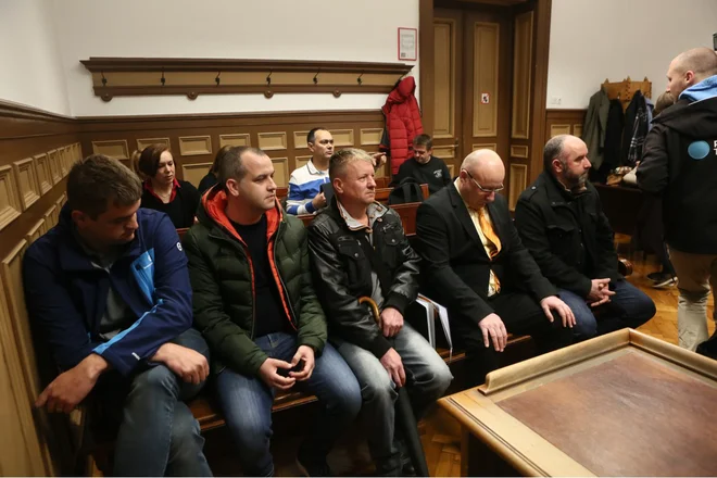 Denis Kadirić, Miha Sakač, Dušan Raj, Zoran Petrovič in Vojko Marguč. Foto S. N.