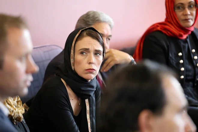 Jacinda Ardern:&nbsp;On je terorist. On je kriminalec. On je ekstremist. Toda ko bom govorila o njem, bo brez imena. FOTO: Reuters