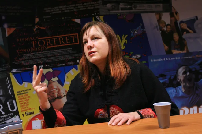 Polona Sepe je bila tudi podpredsednica Društva slovenskih filmskih ustvarjalcev. FOTO: Uroš Hočevar/Delo