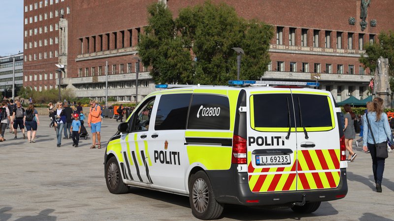 Fotografija: Norveška policija preučuje napad z nožem. FOTO: Shutterstock