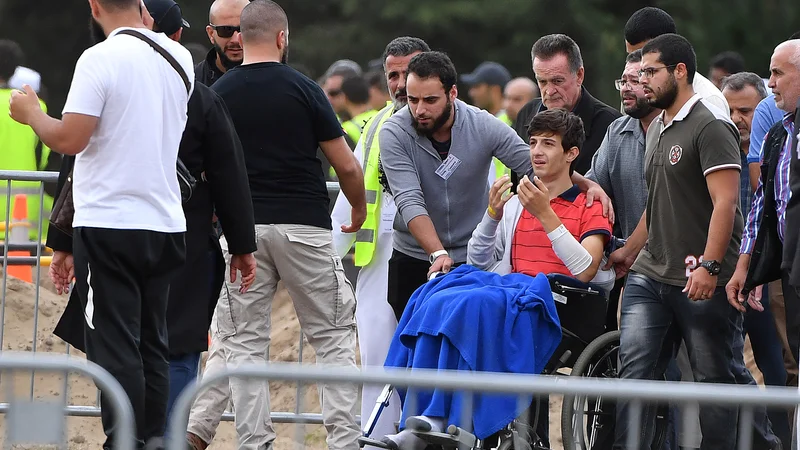 Zaid Mustafa, sin in brat umrlih v napadu. FOTO: Reuters