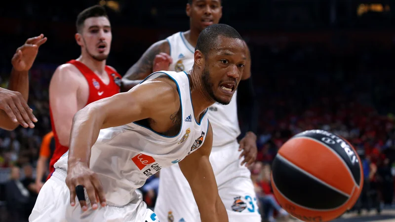 Fotografija: Anthony Randolph je prispeval pomemben delež k zmagi Real Madrida.