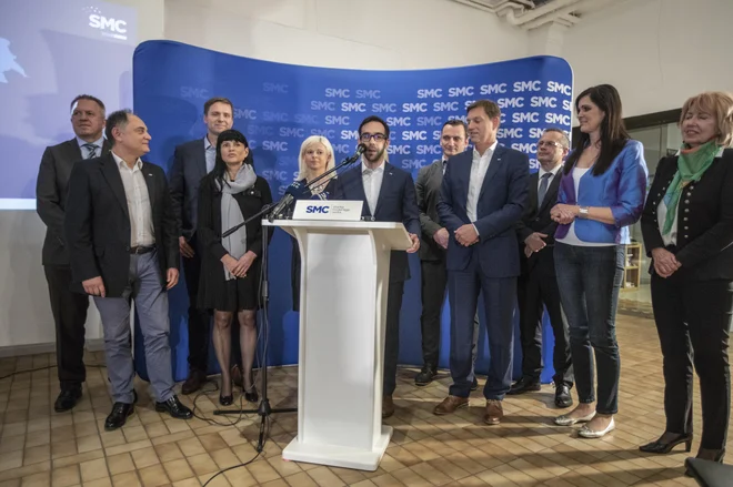 Pri SMC so predstavili svoje kandidate. FOTO: Voran Vogel
