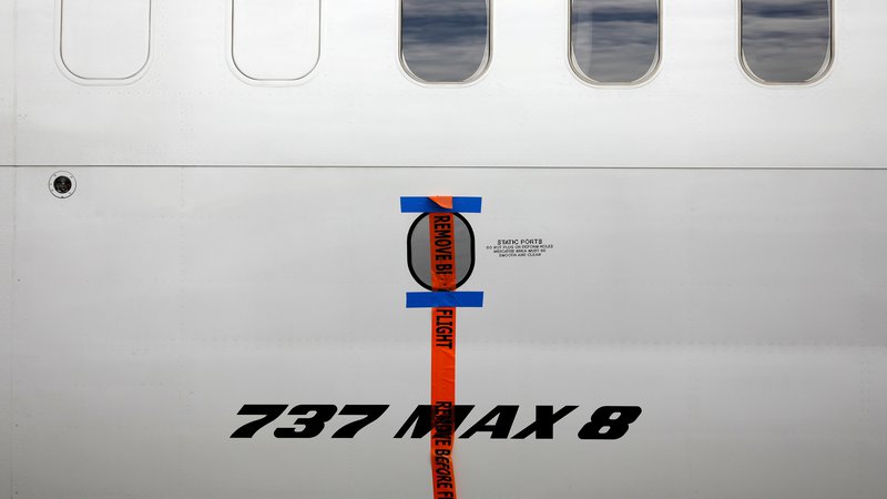 Fotografija: Model boeing 737 MAX 8 je v zadnje pol leta strmoglavil že dvakrat. FOTO: Reuters
 