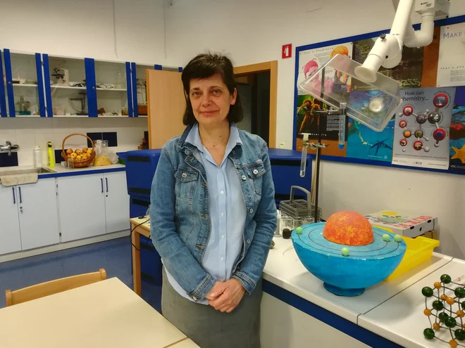 Renata Filipič bi rada aktivne metode učenja delila tudi z drugimi učitelji. Foto Mojca Boštele