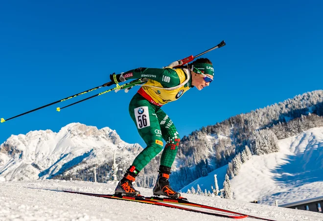 Dorothea Wierer je ubranila vodstvo in osvojila veliki kristalni globu. FOTO: AFP