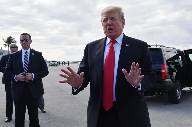 Donald Trump se je zelo verjetno rešil skrbi, da bo kongres začel postopek za njegovo odstavitev. FOTO: AFP