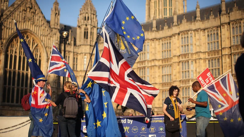 Fotografija: Z neurejenim brexitom bi prišlo do resnih motenj med EU27 in Otokom. Jure Eržen/DELO