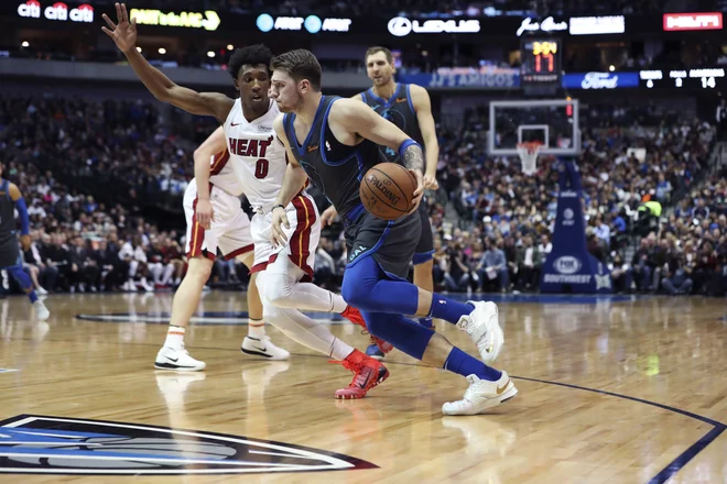 Luka Dončić 14. februarja ni dočakal Gorana Dragića v Dallasu. FOTO: USA Today