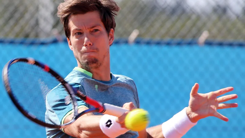 Fotografija: Aljaž Bedene je po novem 68. igralec sveta. FOTO: Tomi Lombar/Delo