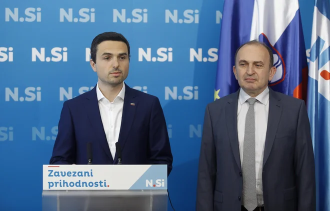 Franci Demšar, ki ga je Matej Tonin predstavil kot sedmega na listi kandidatov, meni, da se mora poslanec v evropskem parlamentu zavzemati za interese Slovenije. FOTO Blaž Samec/Delo