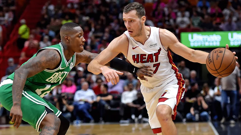 Fotografija: Goran Dragić je ob porazu proti Bostonu prispeval 11 točk. FOTO: USAToday Sports