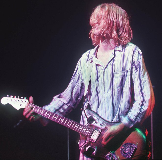Tako kot še nekaj glasbenih legend, kot so Janis Joplin, Jim Morrison in Amy Winehouse, je Kurt Cobain umrl pri 27 letih. FOTO: AFP