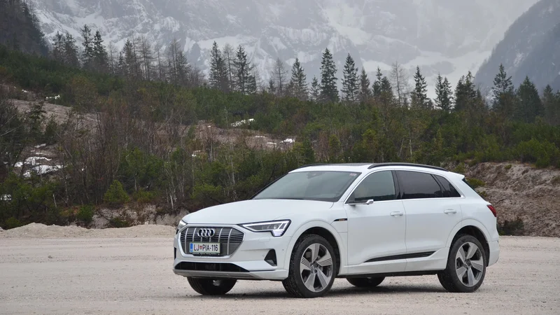 Fotografija: Audi e-tron kot začetnik in hkrati vrh električne ponudbe te znamke Foto Gašper Boncelj