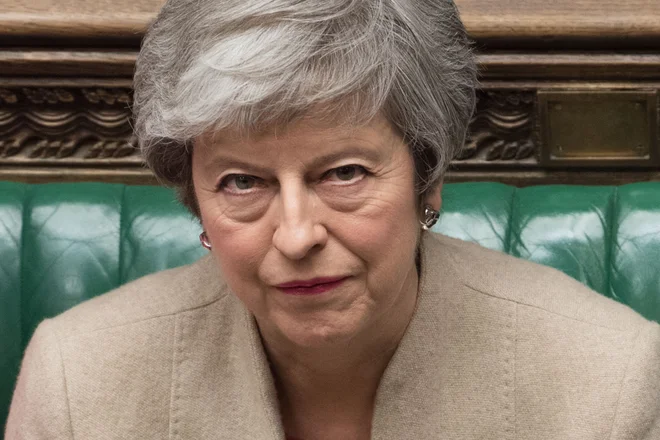 Predlog britanske premierke za podaljšanje brexita do 30. junija je EU enkrat že zavrnila. FOTO: JESSICA TAYLOR/ Afp