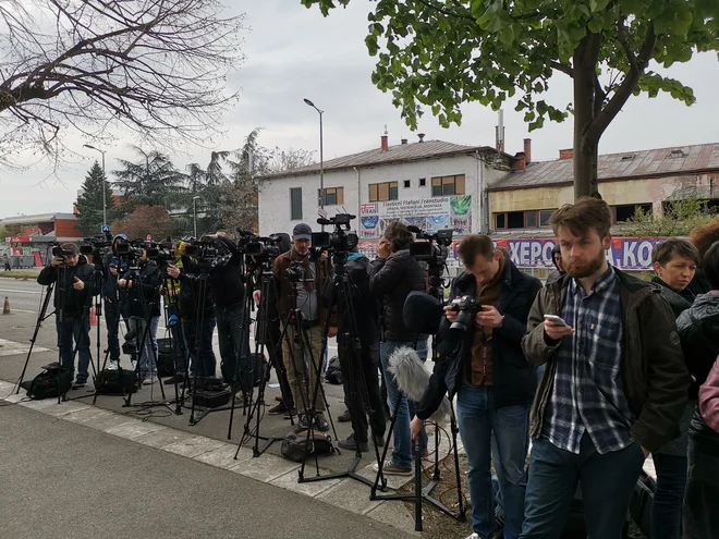 Novinarji so po dvajsetih letih le dočakali obsodbo. Foto M. Z.