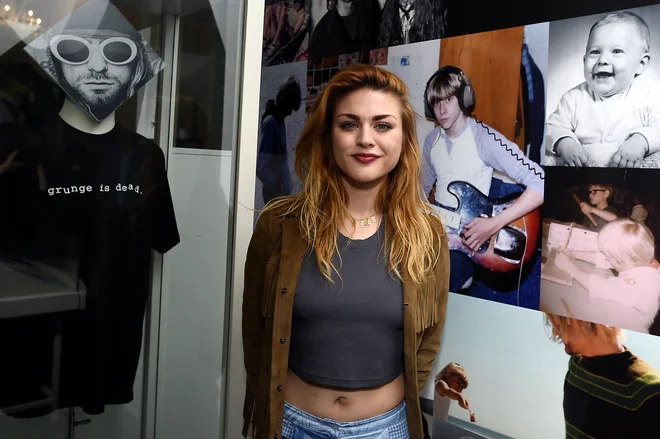 Frances Bean Cobain na lanskem odprtju razstave. FOTO: Clodagh Kilcoyne/Reuters