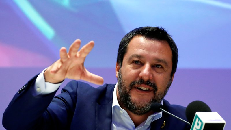 Fotografija: Matteo Salvini se je sestal z voditelji desnice iz Nemčije, Finske in Danske. FOTO: Reuters