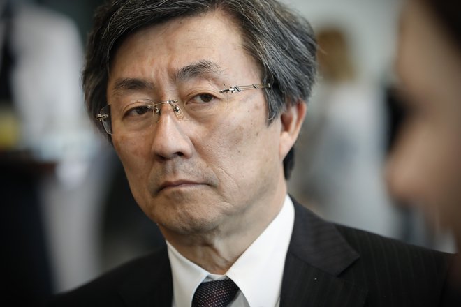 Hiroshi Ogasawara, direktor ter predsednik Yaskawa Electric Corporation FOTO: Uroš Hočevar/Delo
