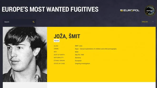 Joža Šmit naj bi bil v Avstraliji od leta 2000. FOTO: Europol