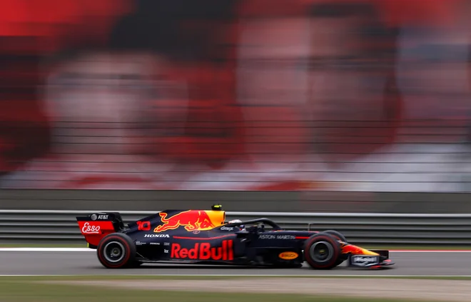 Pierre Gasly je ob koncu odpeljal najhitrejši krog in si privozil dodatno točko. FOTO: Reuters