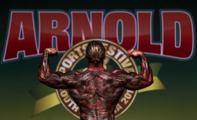 V Sao Paulu je potekalo tekmovanje v bodybuildingu Arnold Classic Brazil. Letno multidisciplinarno športno tekmovanje je poimenovano po avstrijsko-ameriškem igralcu, politiku in nekdanjem bodybuilderju Arnoldu Schwarzeneggerju. Foto Miguel Schincariol Afp