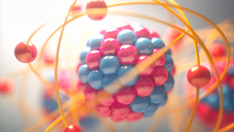 Fotografija: Nevtroni skupaj s protoni sestavljajo atomsko jedro. FOTO: Shutterstock