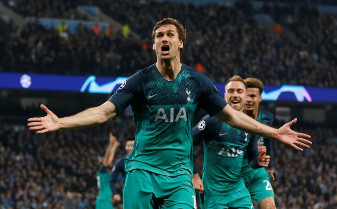 Fernando Llorente je dosegel odrešilni gol za Tottenham. FOTO: Reuters