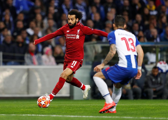 Mohamed Salah se je znova vpisal med strelce za Liverpool. FOTO: Reuters