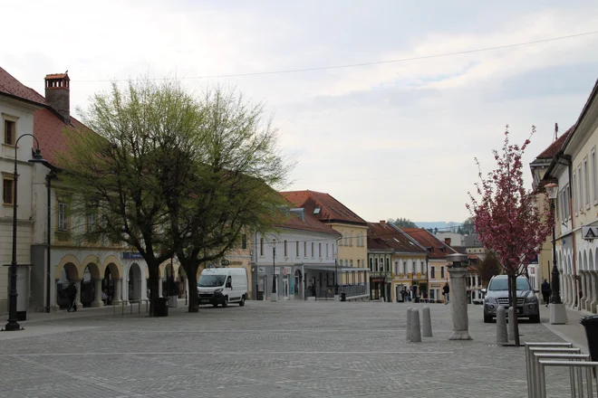 Mestno jedro, ki čaka odločitev o prometu. FOTO: Simona Fajfar
