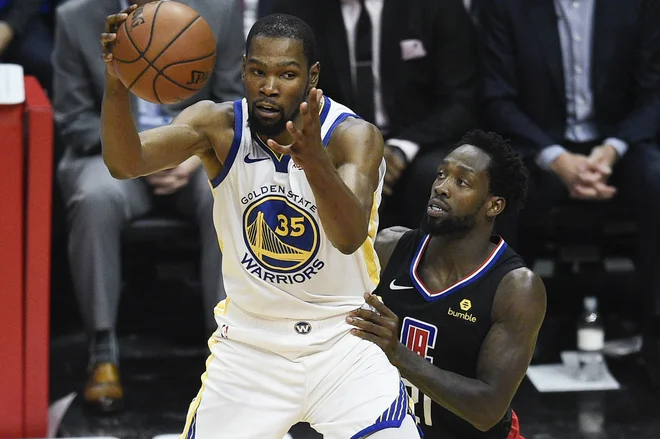 Kevin Durant je za zmago Bojevnikov dosegel 38 točk. FOTO: Usa Today Sports