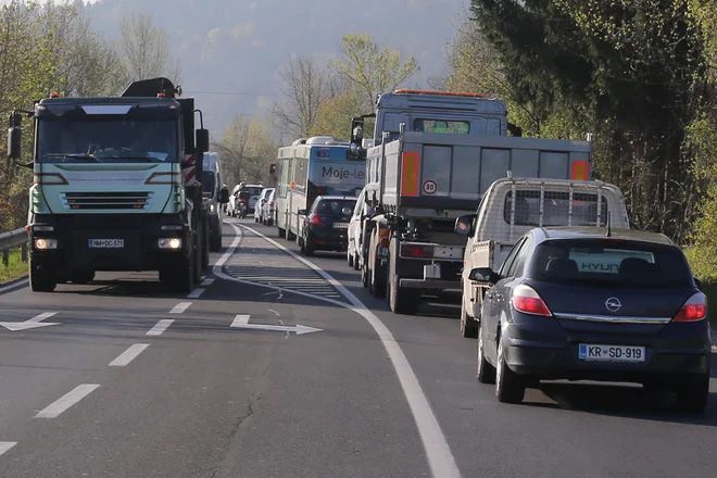 Skozi ves dan je pričakovati gnečo. FOTO: Tomi Lombar/Delo