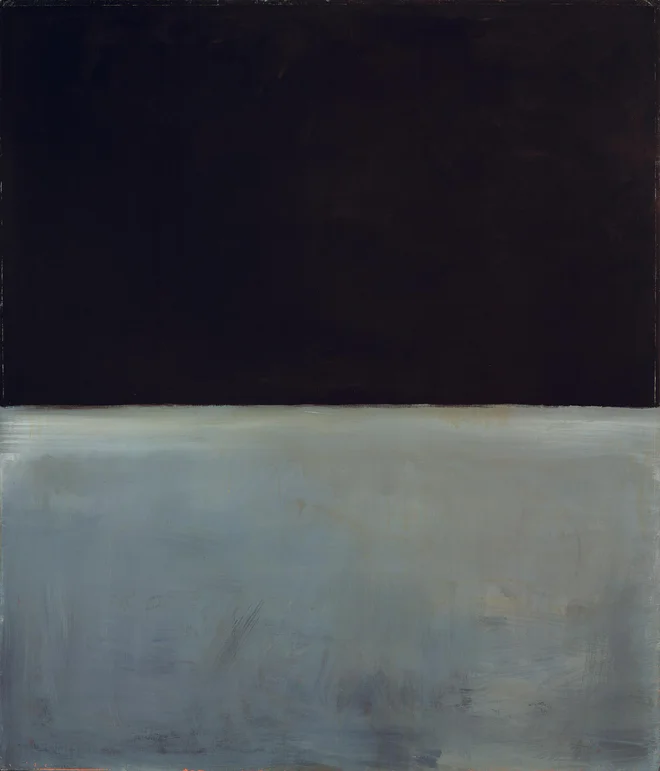 ▼▼ »Zanima me izraziti le temeljna človeška čustva – tragedijo, ekstazo, usodo …« Mark Rothko: <em>Brez naslova</em>, 1969 Foto © Kate Rothko Prizel in Christopher Rothko