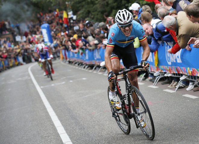 Philippe Gilbert bi se s peto zmago na dirki Amstel Gold izenačil na vrhu lestvice z Janom Raasom. FOTO: Reuters