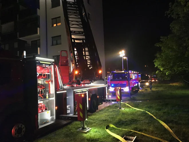 O požaru je bil obveščen požarni inšpektor. FOTO: PU Ljubljana