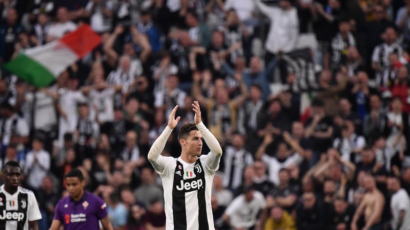 Fotografija: Cristiano Ronaldo je Juventusu pomagal do lovorike v Italiji, v ligi prvakov pa so spet ostali praznih rok. FOTO: AFP