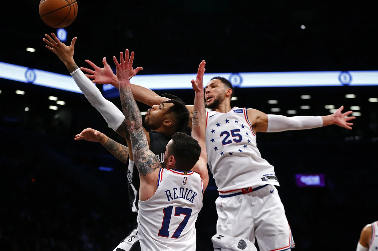 Fotografija: Philadelphia se je v Brooklynu veselila s 112:108. FOTO: Usa Today Sports