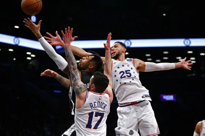 Philadelphia se je v Brooklynu veselila s 112:108. FOTO: Usa Today Sports