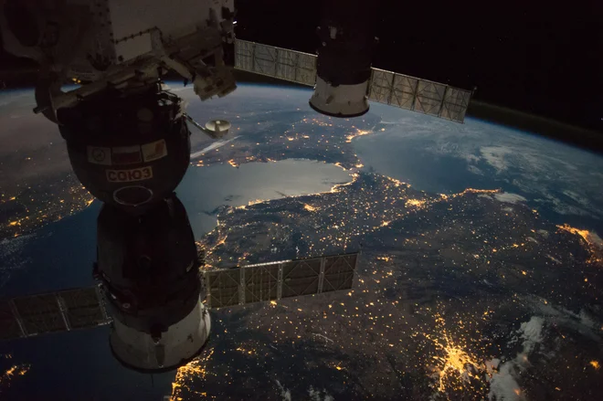 Gibraltarska ožina. FOTO: Nasa