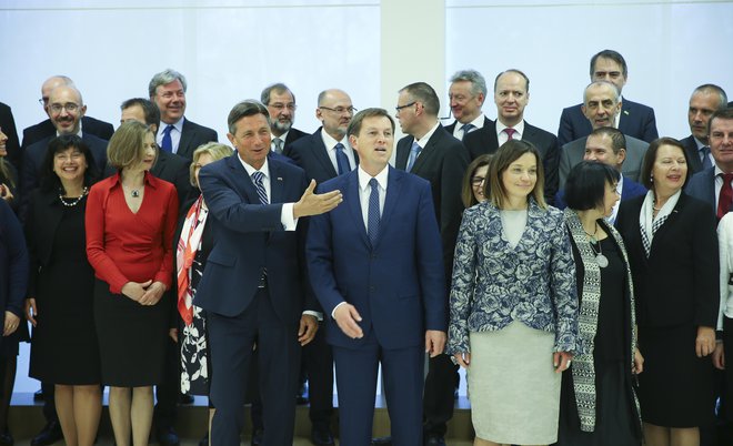 Slovenski diplomati so se zbrali na dvodnevnem rednem letnem posvetu FOTO: Jože Suhadolnik/Delo