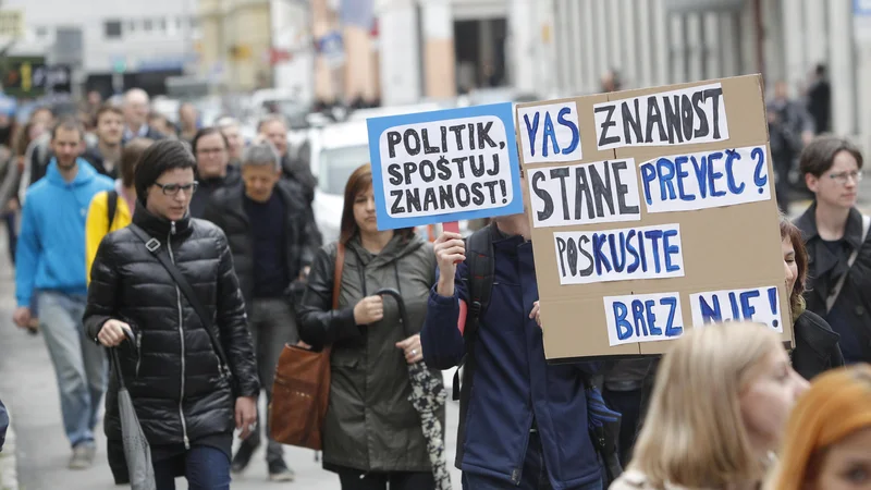 Fotografija: Shod za znanost FOTO: Mavric Pivk/Delo