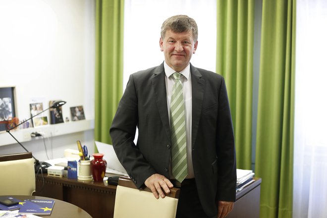 Franc Bogovič, poslanec Evropskega parlamenta. Ljubljana, 19. april 2019