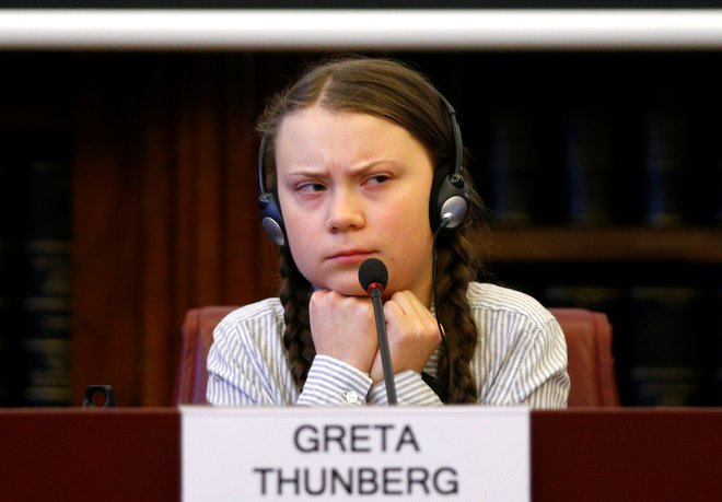 Boj za prihodnost se je šele začel, je strogo napovedala Greta Thunberg. FOTO: Reuters