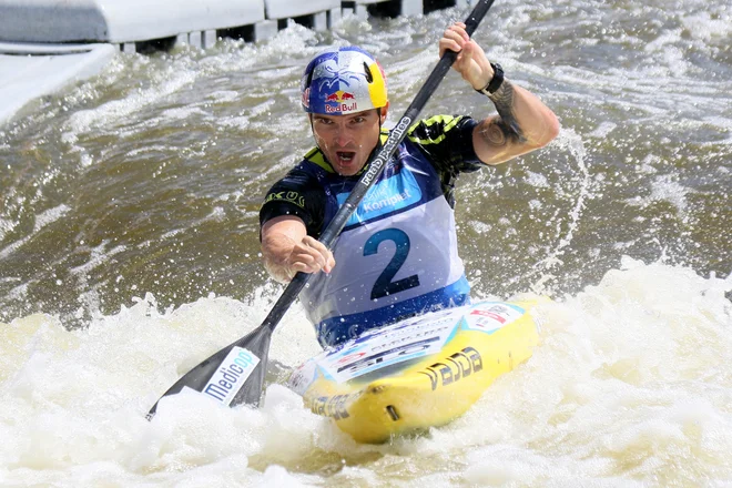 Peter Kauzer se bo letos spet bojeval s podivjanimi vodami. FOTO. Nina Jelenc/KZS